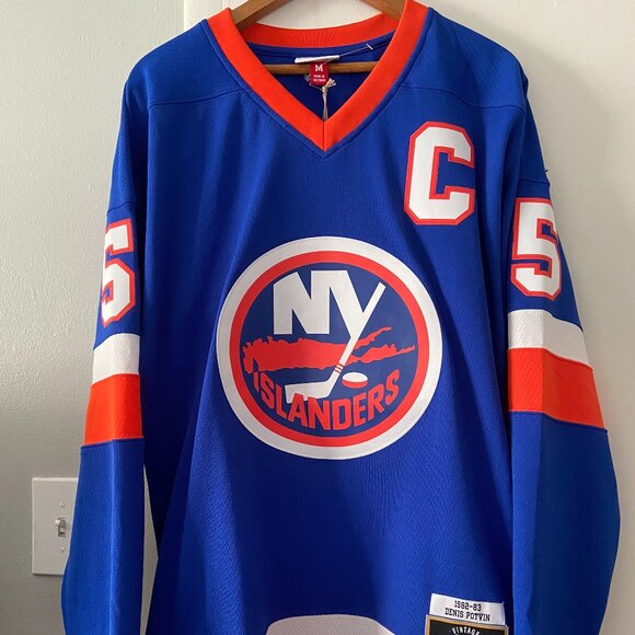 Mitchell & Ness Denis Potvin New York Islanders 1982-83 Blue Line Jersey Medium